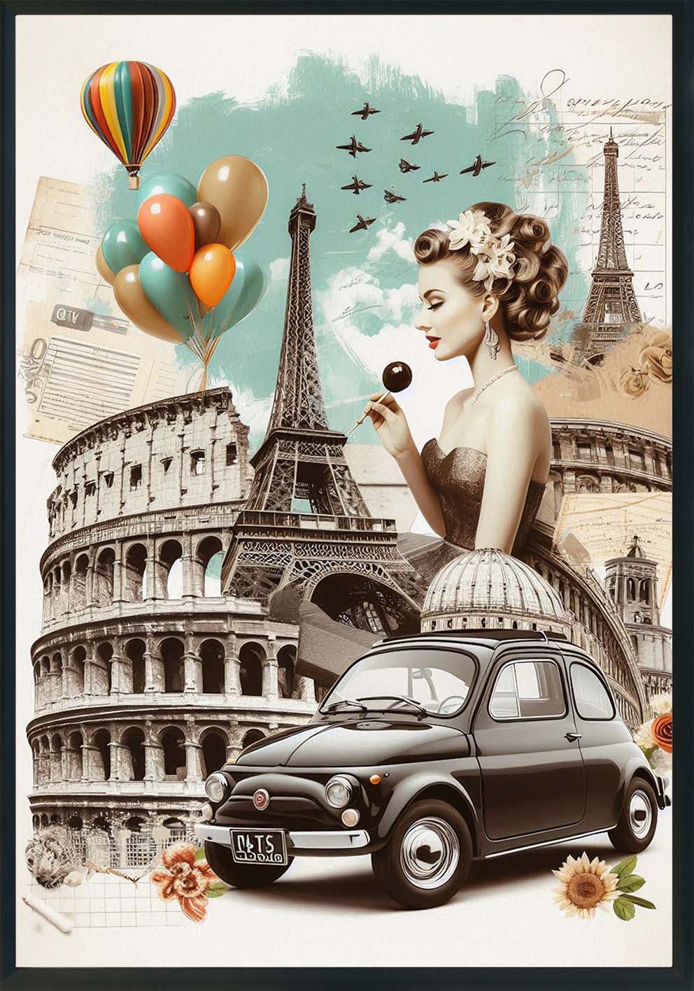 La vanitosa Quadro e poster d'autore CodD174