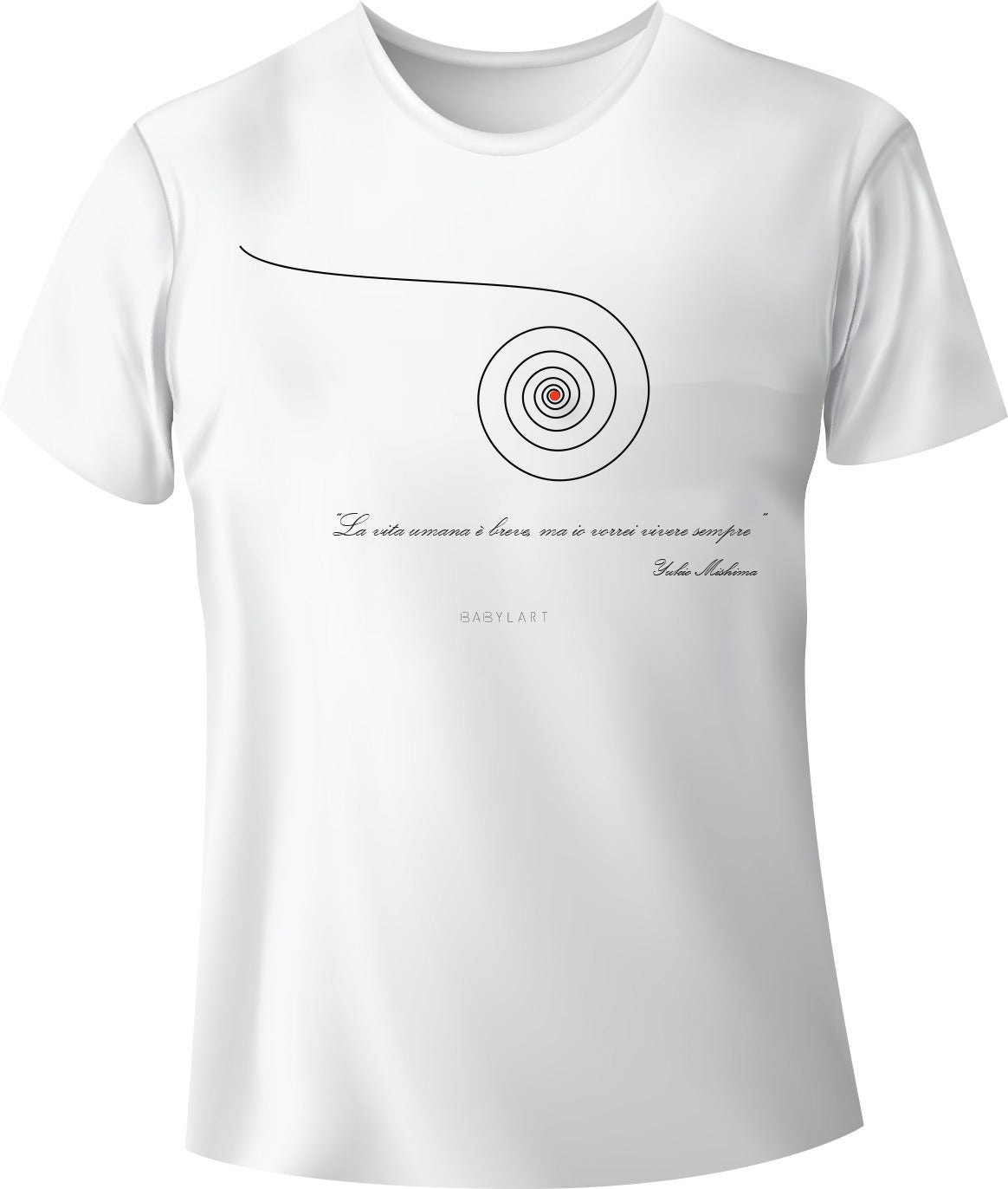 Bersaglio T-shirt girocollo bianca manica corta