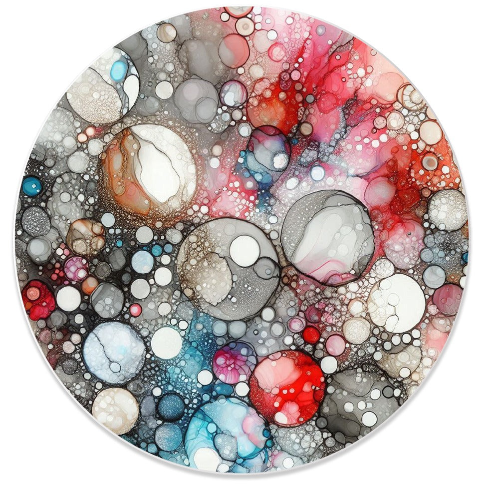 Bolle colorate piatto decorativo da parete