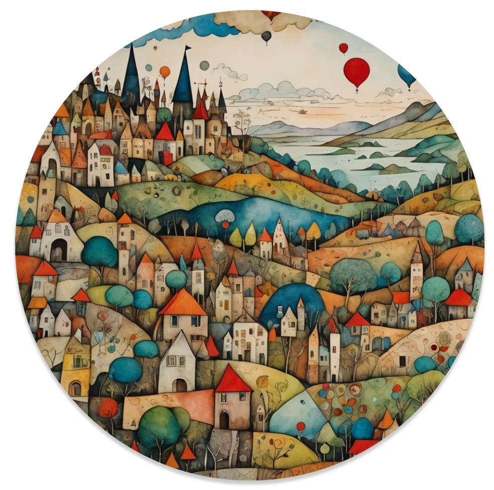 Piatto in ceramica artgianale e made in Italy