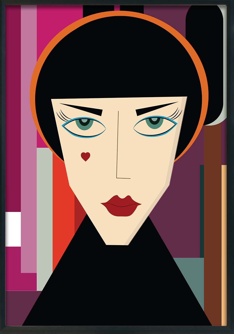 Magda colorati poster d'autore CodG38