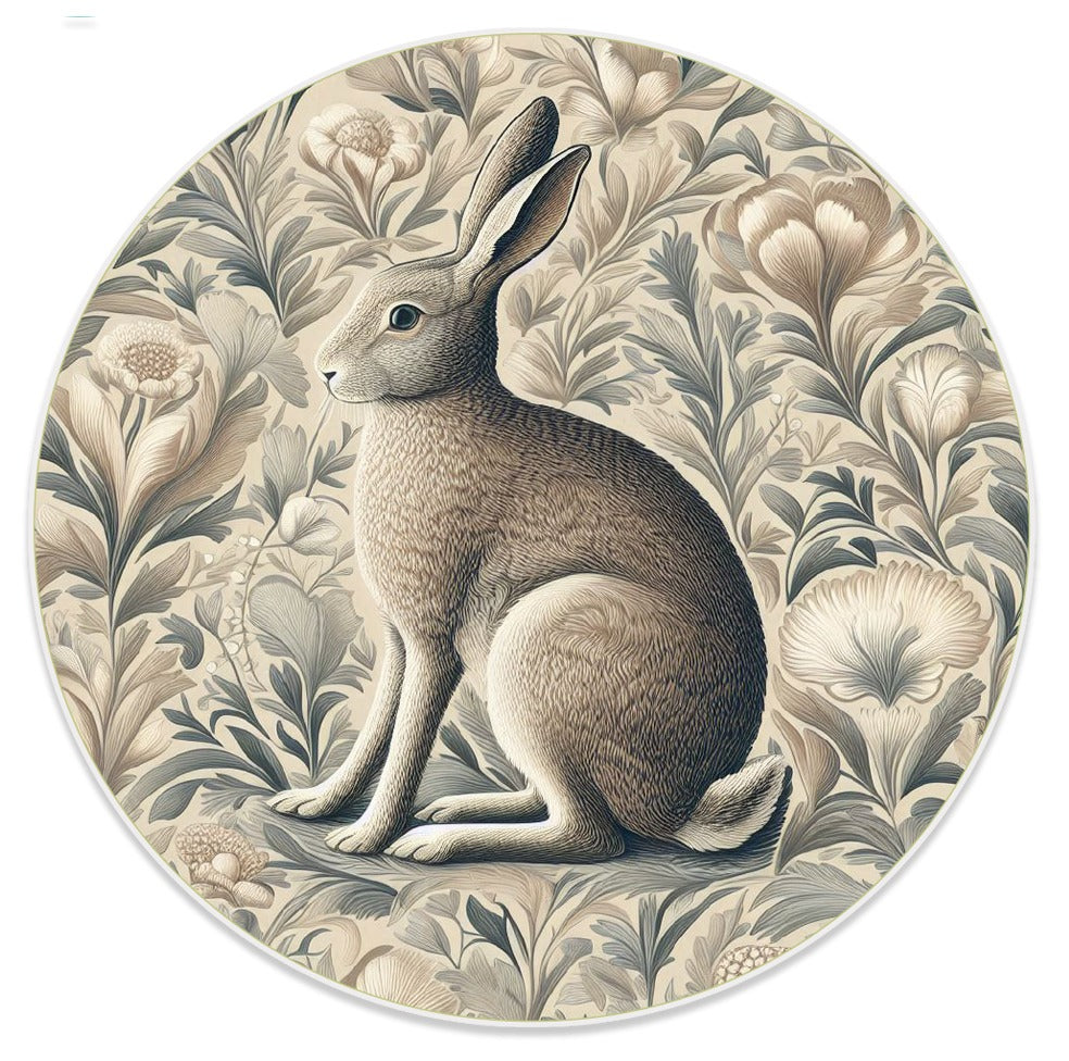 Il coniglio Piatto da parete decorativo