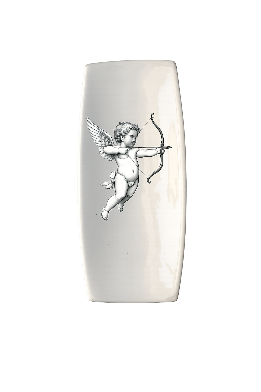 Piatto Sushi in Ceramica Artigianale Made in Italy con grafica Cupido Cod2