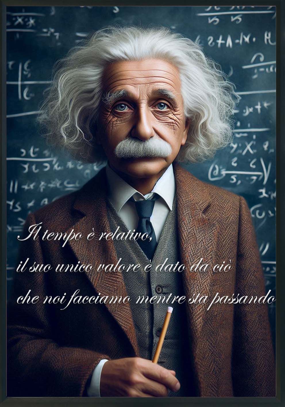 Einstein Quadro e poster d'autore CodD107