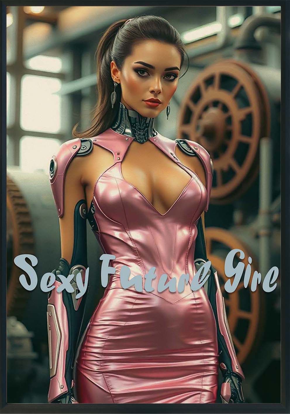 Future girl poster d'autore CodD59