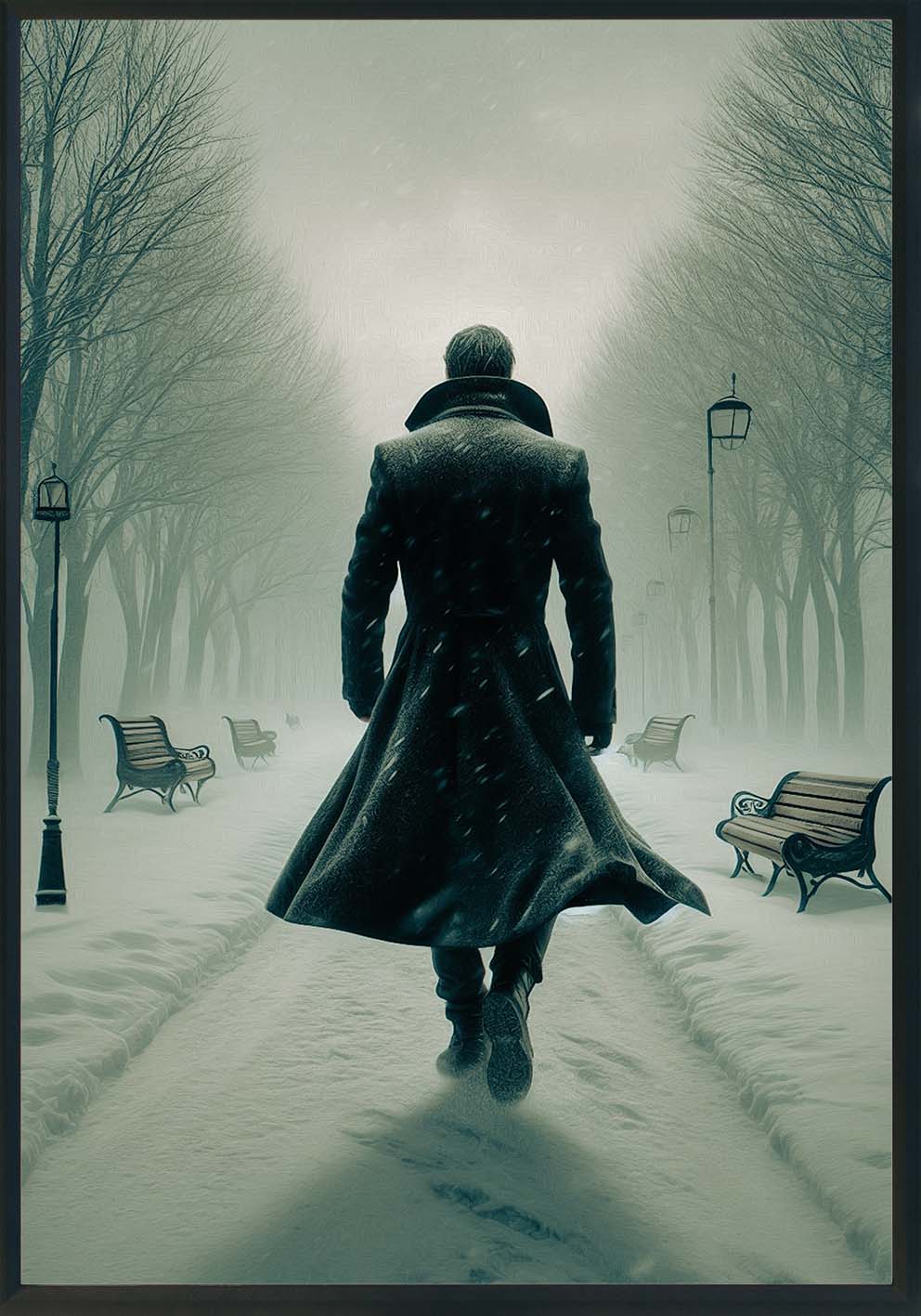 Il solitario Quadro e poster d'autore CodD138