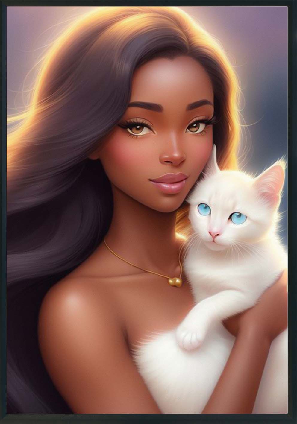 La regina dei gatti Quadro e poster d'autore CodD151