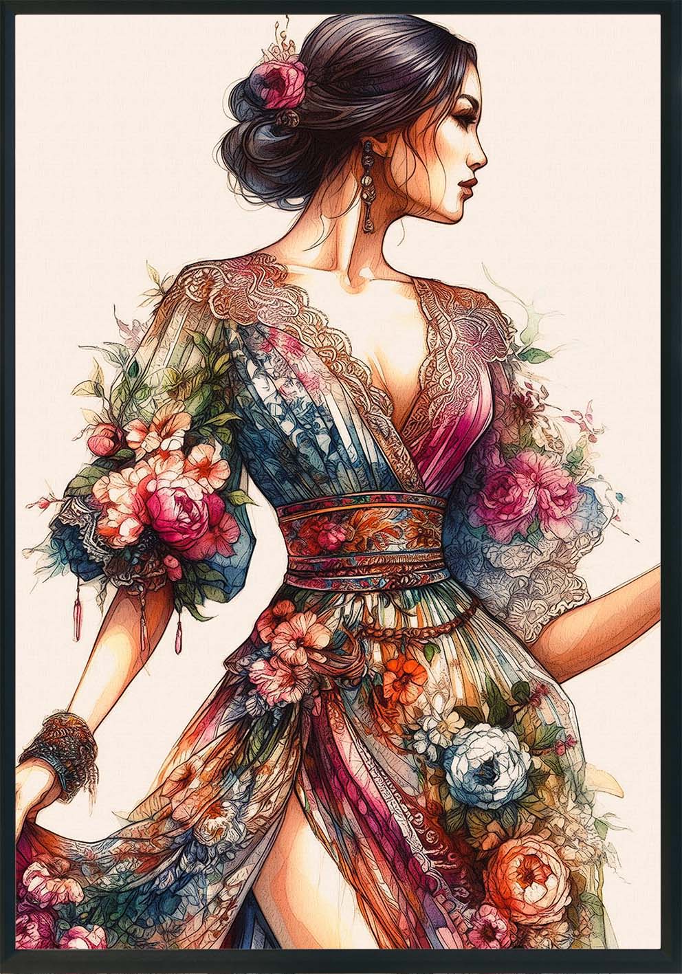 La sciantosa Quadro e poster d'autore CodD73