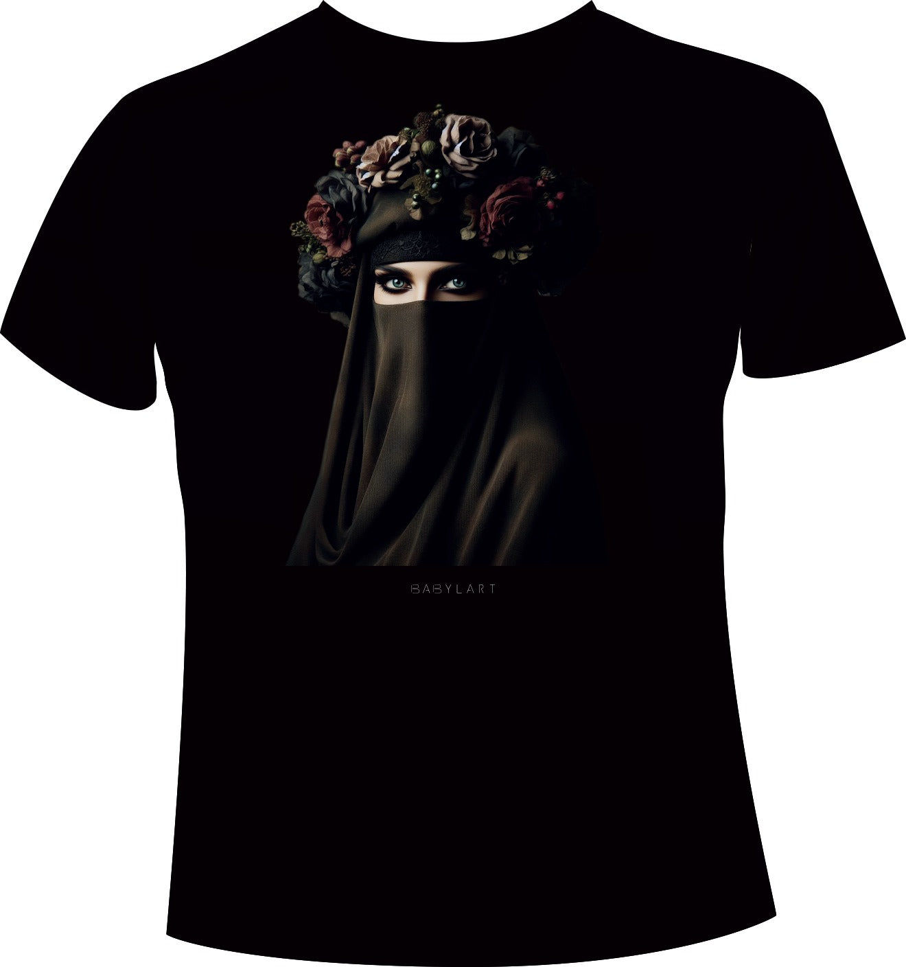 Lucrezia T-shirt girocollo nera manica corta