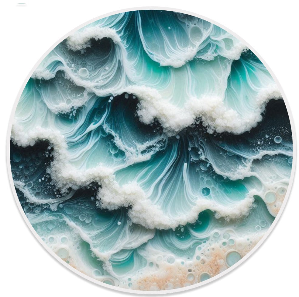 Onde piatto decorativo da parete