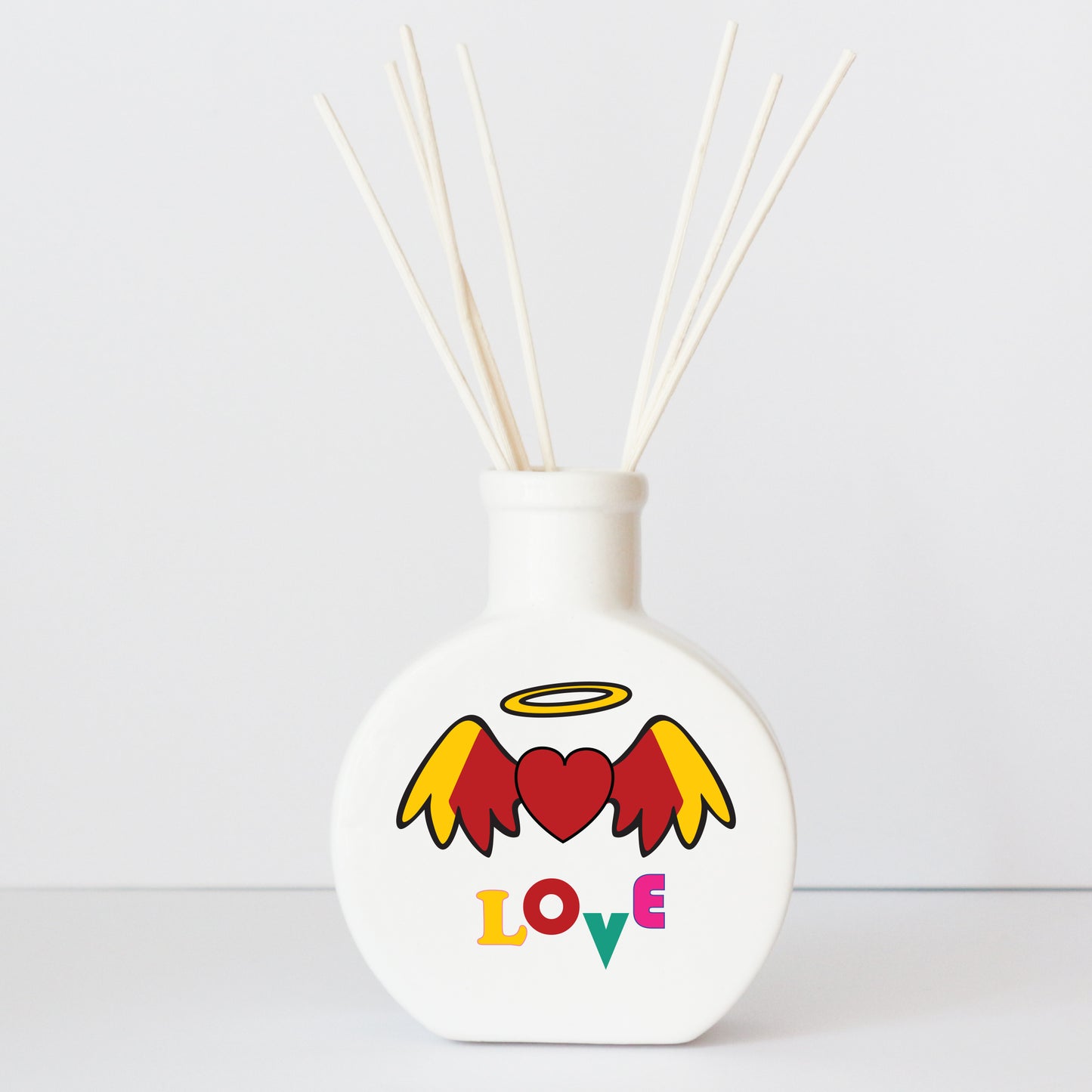 Profumatore in ceramica con grafica d’autore “Love”