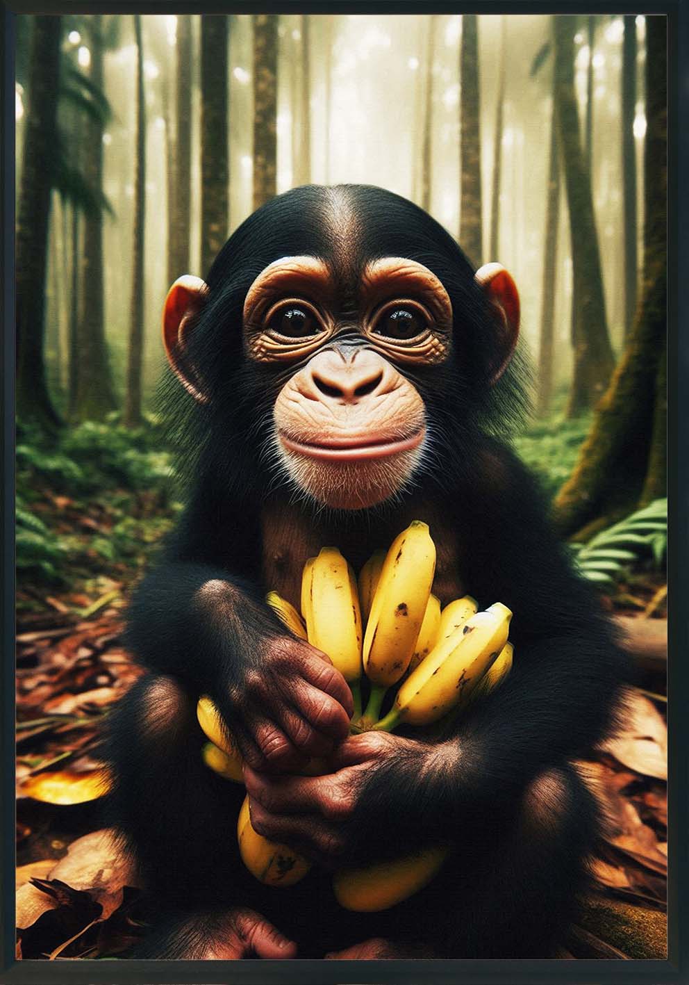 Scimmietta Quadro e poster d'autore CodD67