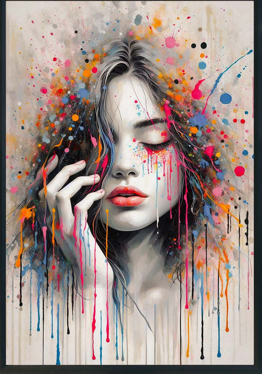 Silenzio a colori Quadro e poster d'autore CodD188