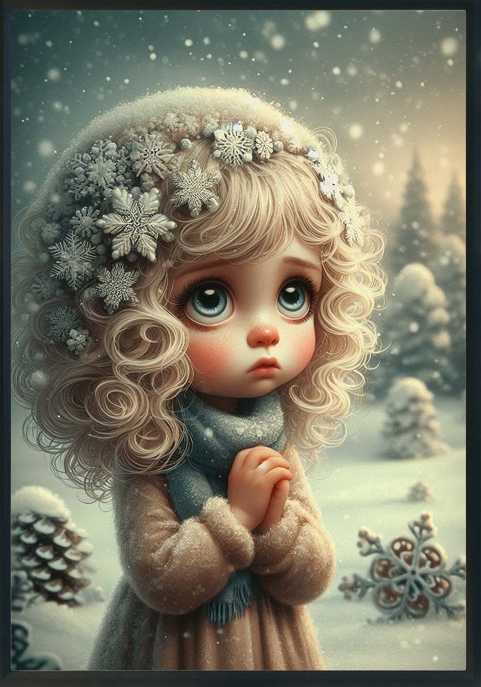 Sogno d'inverno Quadro e poster d'autore CodD170