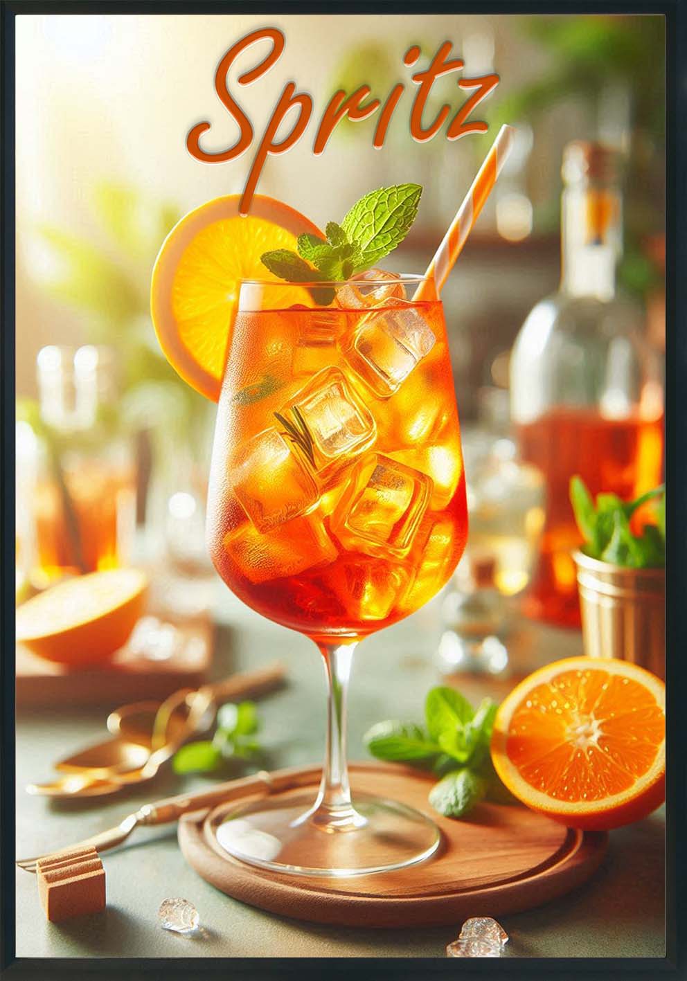 Spritz - L'Energia dell'Aperitivo Italiano Quadro e poster d'autore CodD149