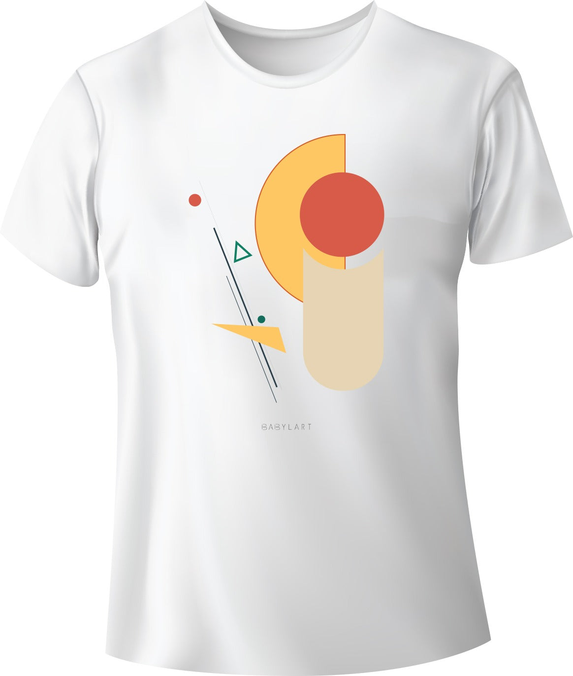 Sunshine T-shirt girocollo bianca manica corta