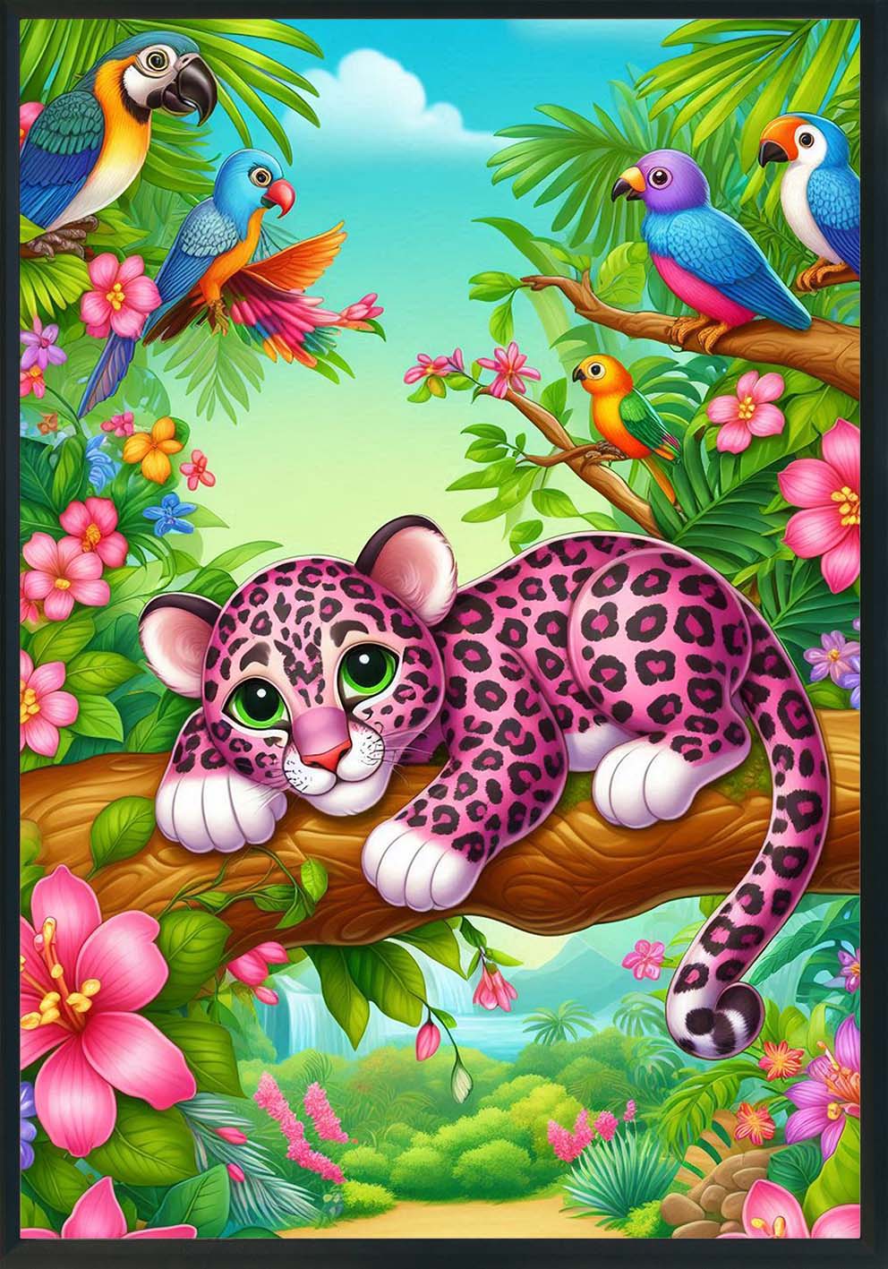 Tigrotto Quadro e poster d'autore CodD95