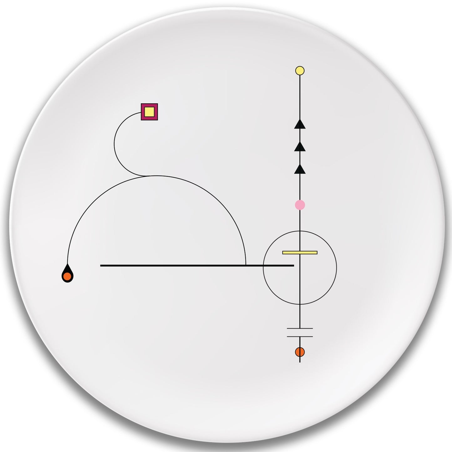 Direzioni Piatto decorativo da parete