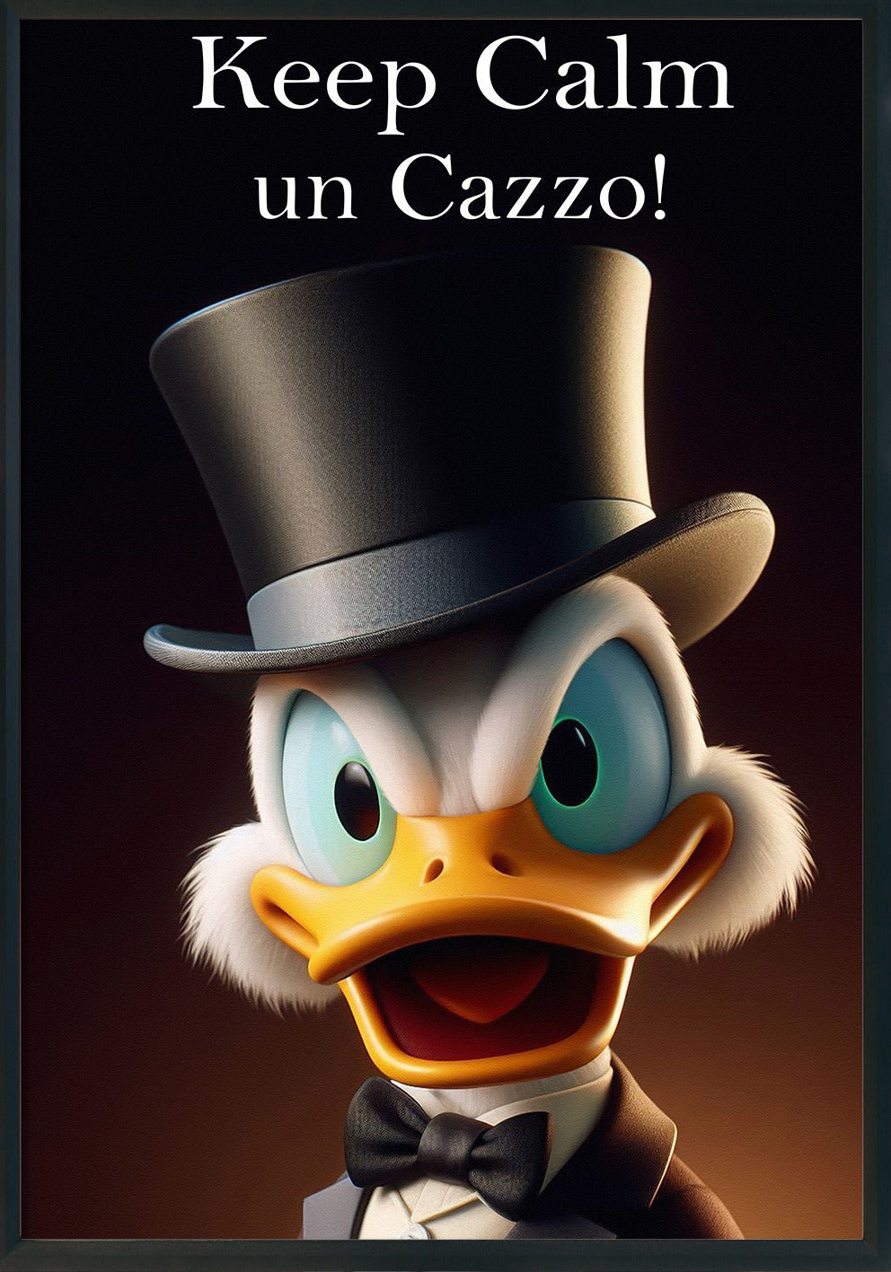 Keep Calm – Poster Pop Ironico-Stampa su Tela codD749