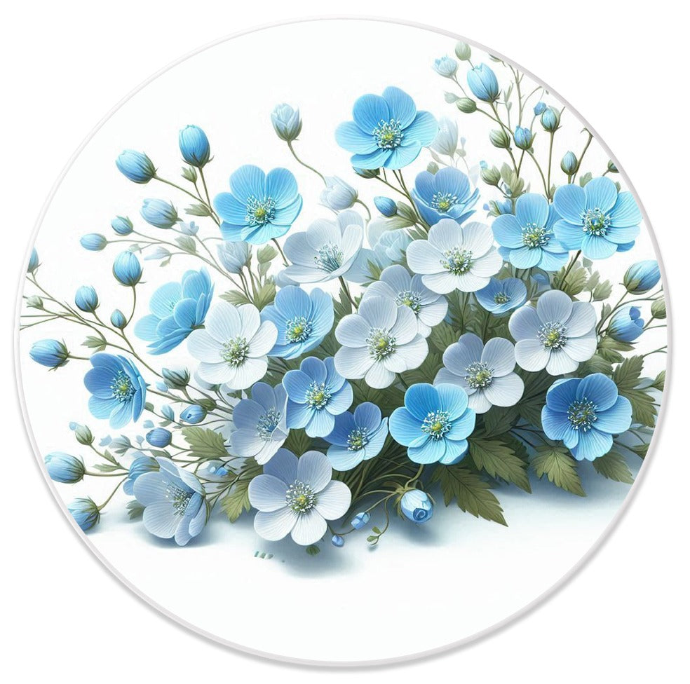 Anemone rivisitata Piatto da parete decorativo