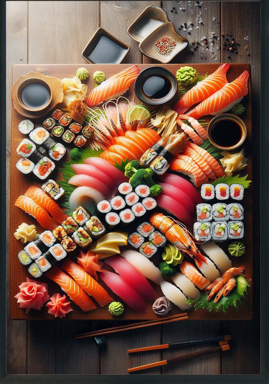 Arte di sushi Quadro e poster d'autore CodD191