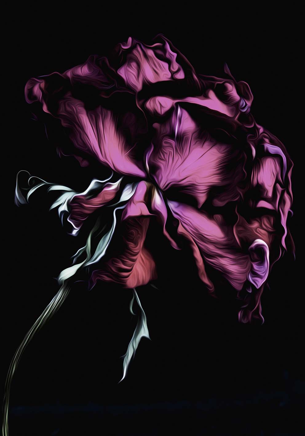 Flower scent photo poster