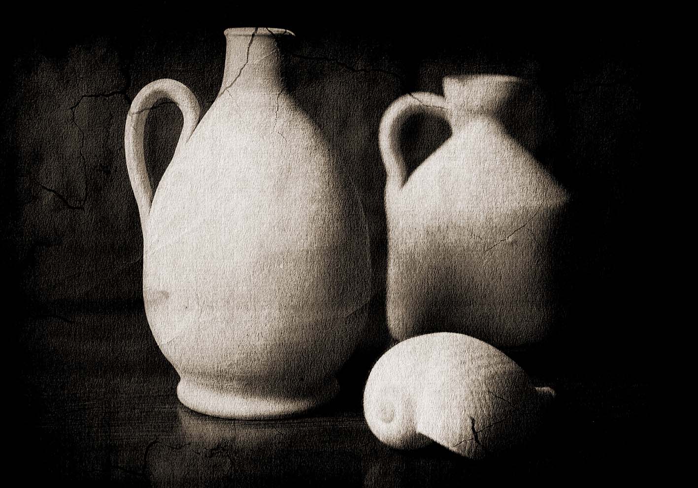 Still life on canvas author's poster