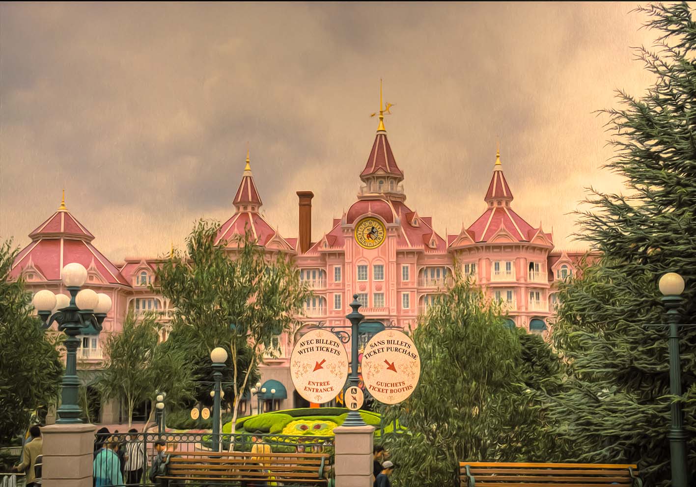 disneyland paris designer poster