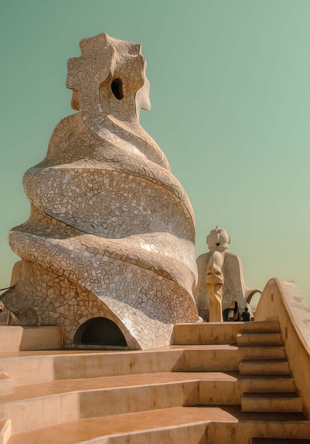 Emozioni a Barcellona poster fotografico