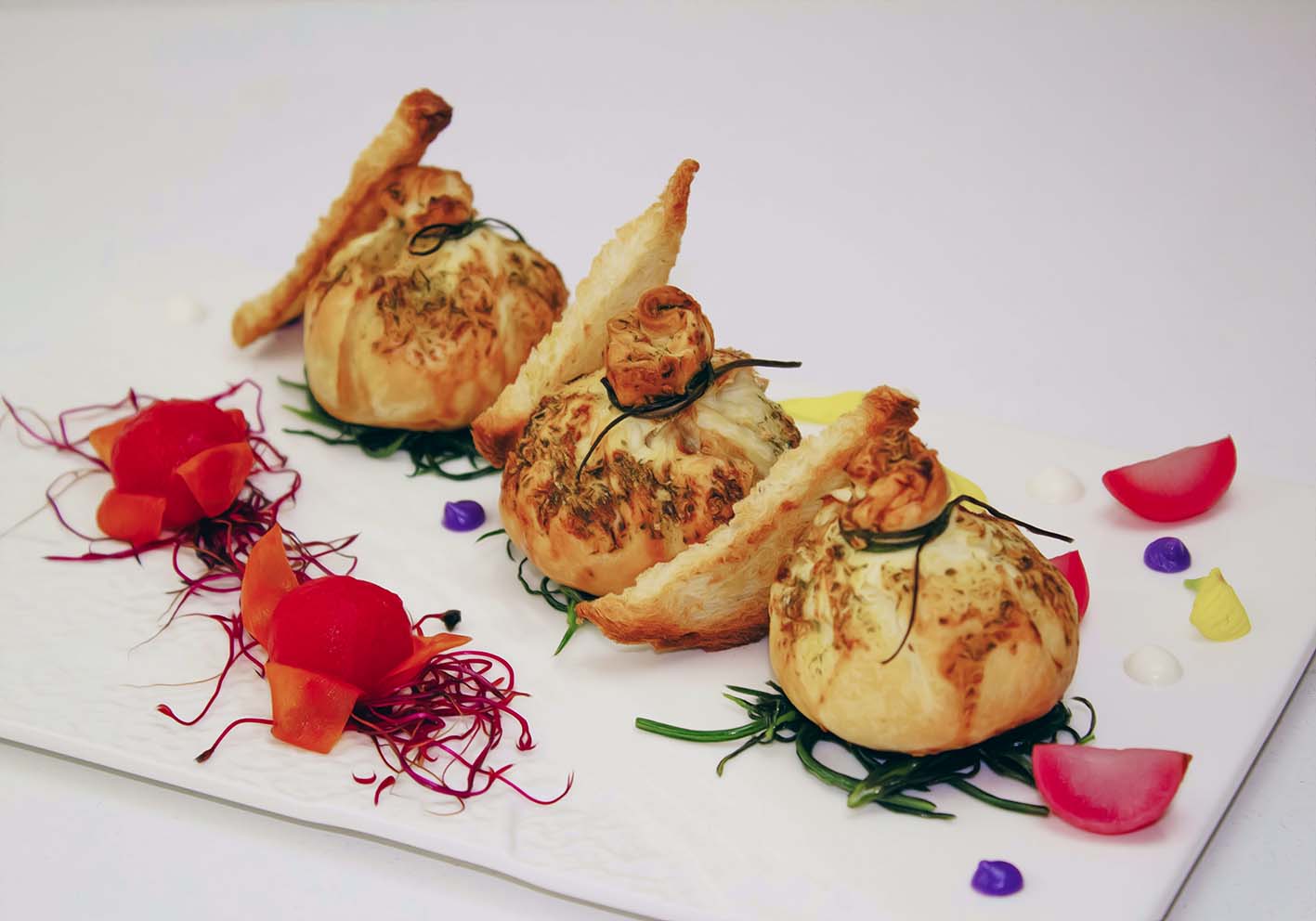 meat rolls poster d'autore