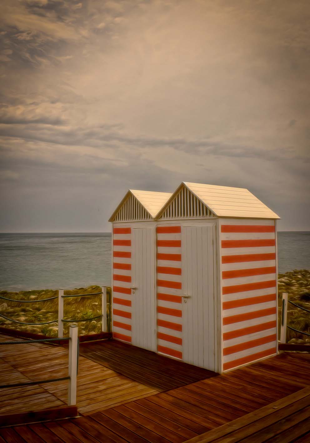 Cabine vintage poster fotografico