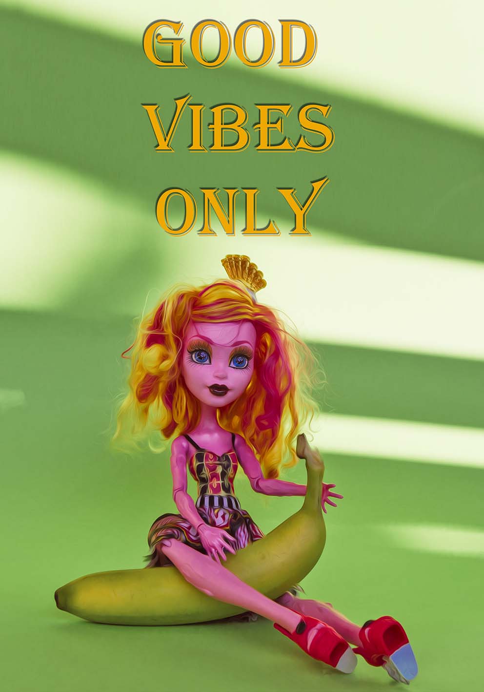 Good vibes only poster fotografico