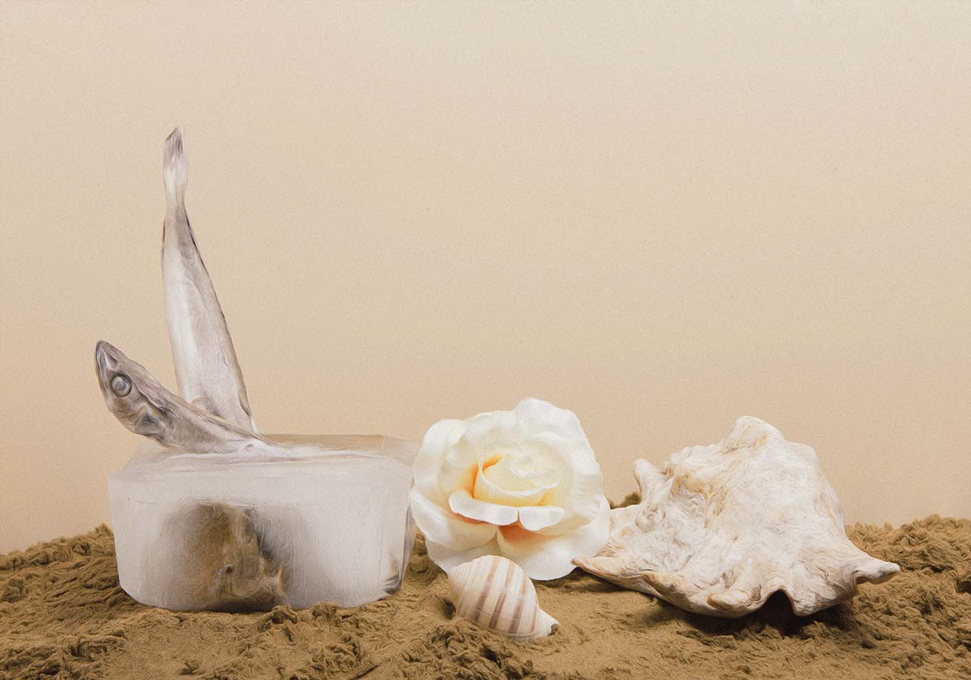 Archetipi sulla spiaggia poster d'autore