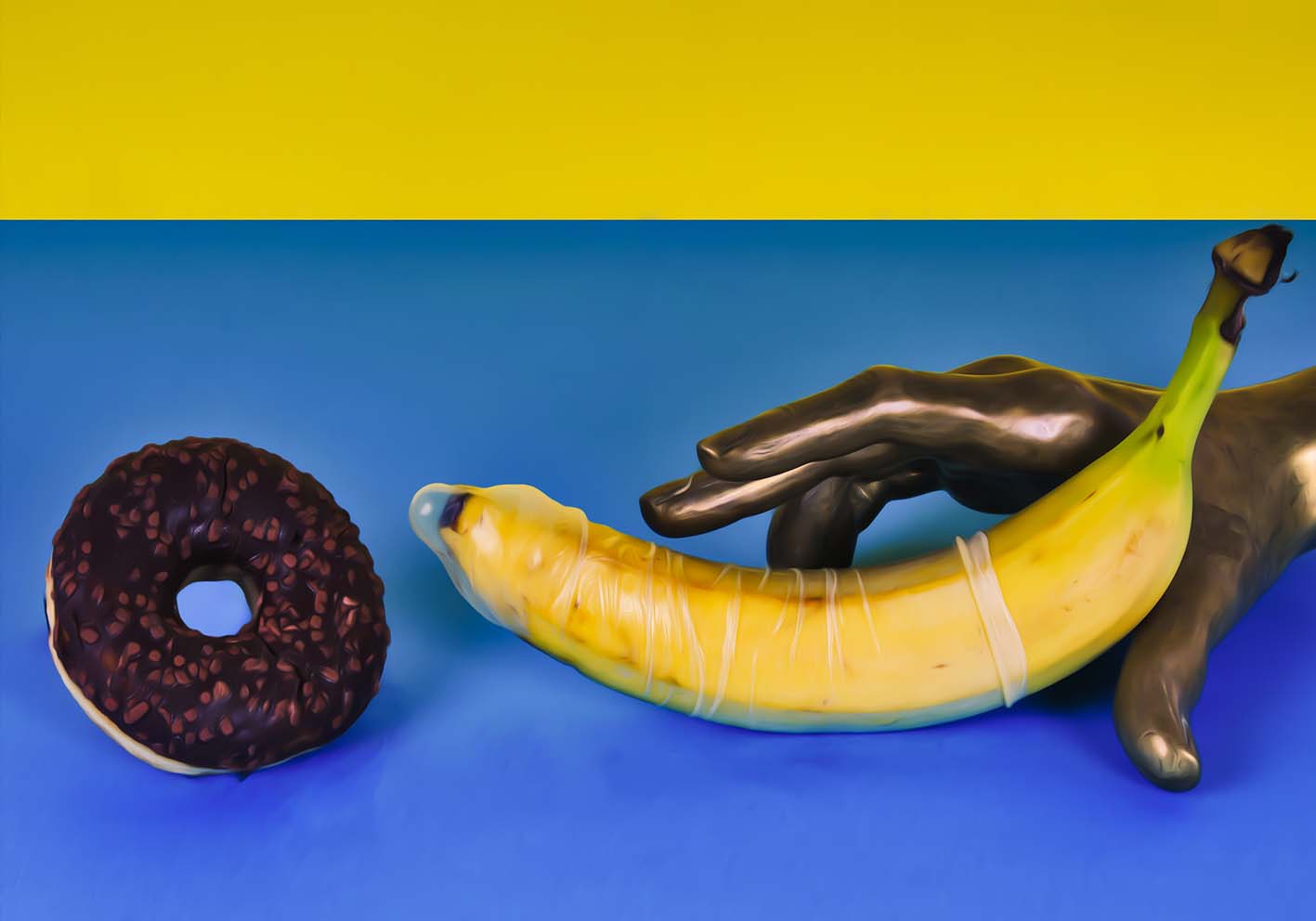 La banana e la girella poster d'autore