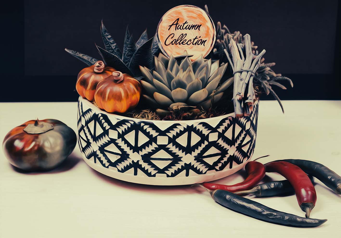 Autumn collection poster d'autore