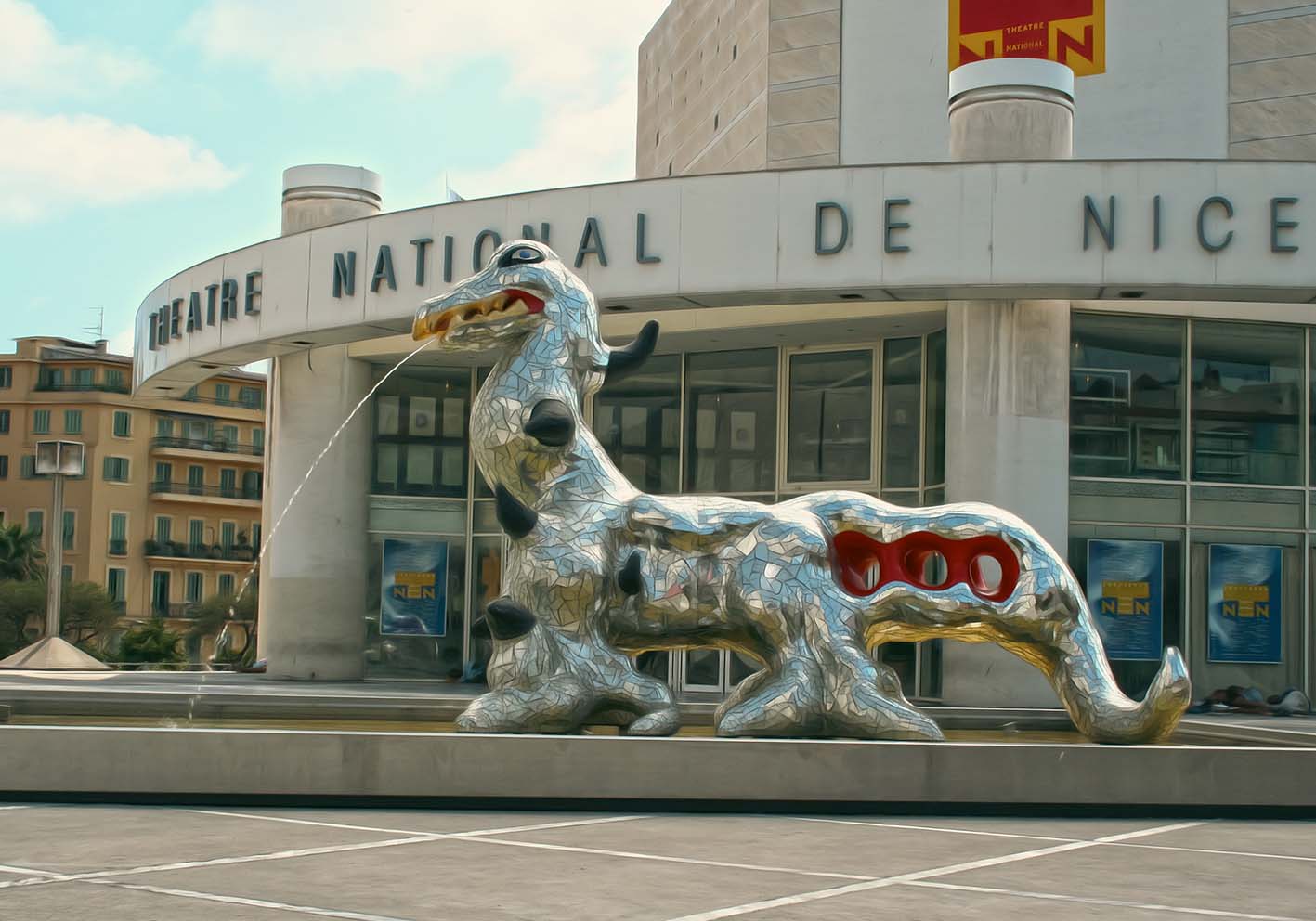 Teatro nazionale di Nizza poster d'autore