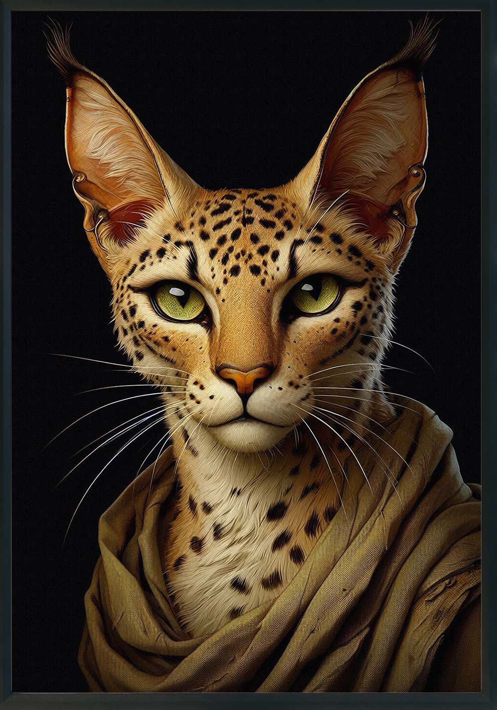 Gatto selvatico Quadro e poster d'autore CodD86