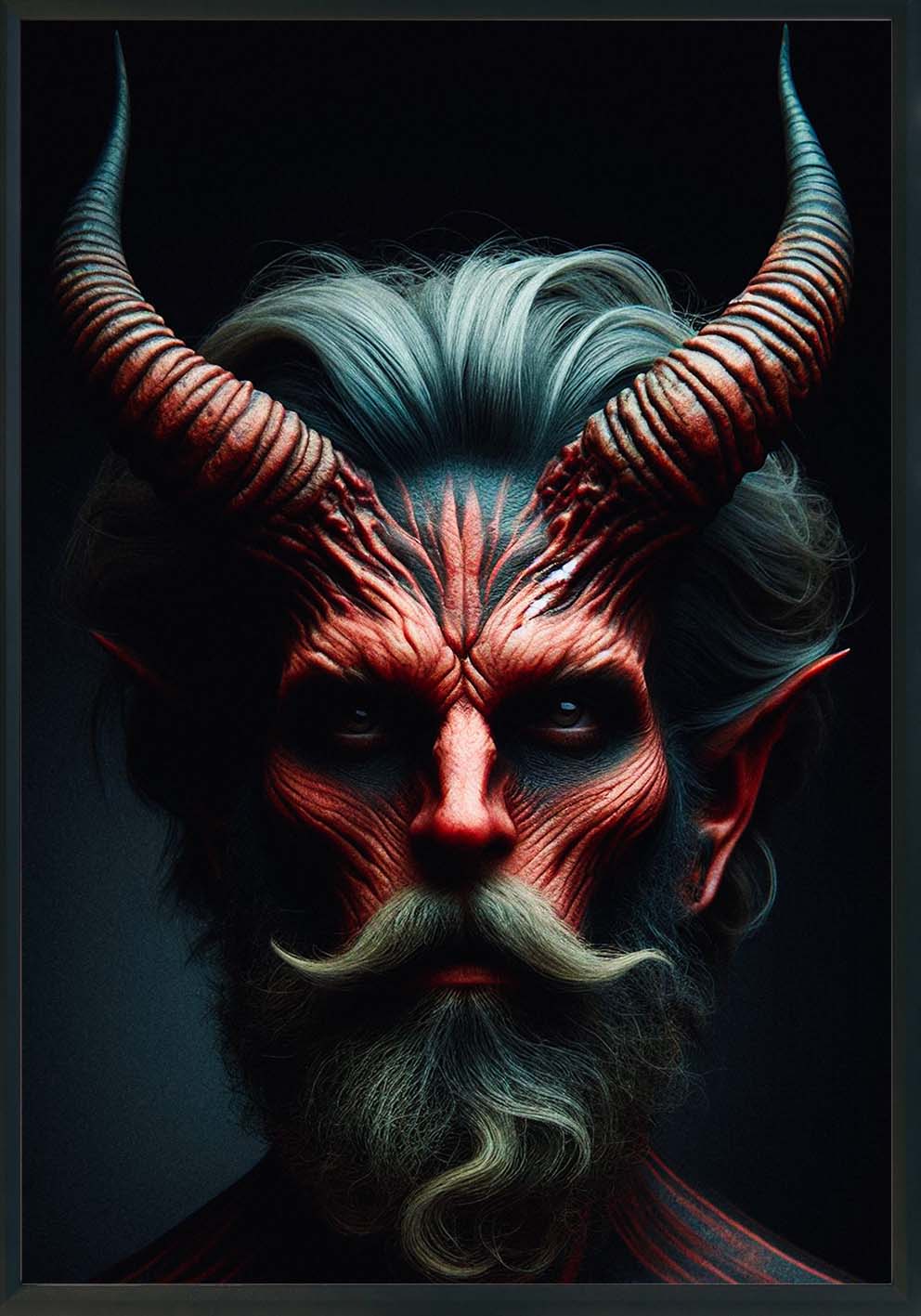 Il Signore delle Ombre – Ritratto Infernale Quadro e poster d'autore CodD165