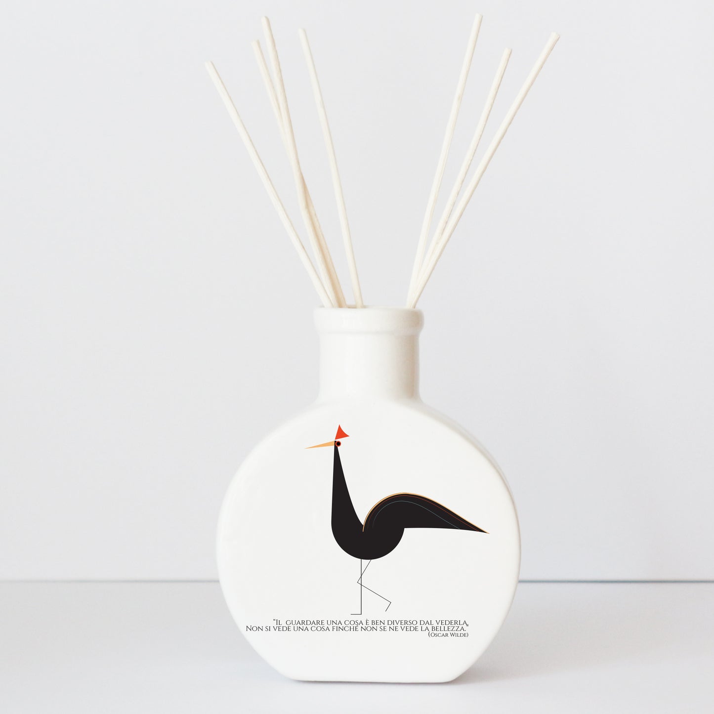 Profumatore in ceramica con grafica d’autore “Vanità"