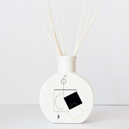 Profumatore in ceramica con grafica d’autore “Geometrie"