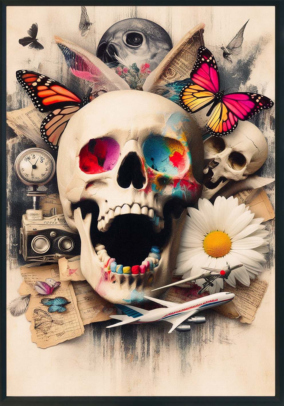 Rinascita psichedelica Quadro e poster d'autore CodD159