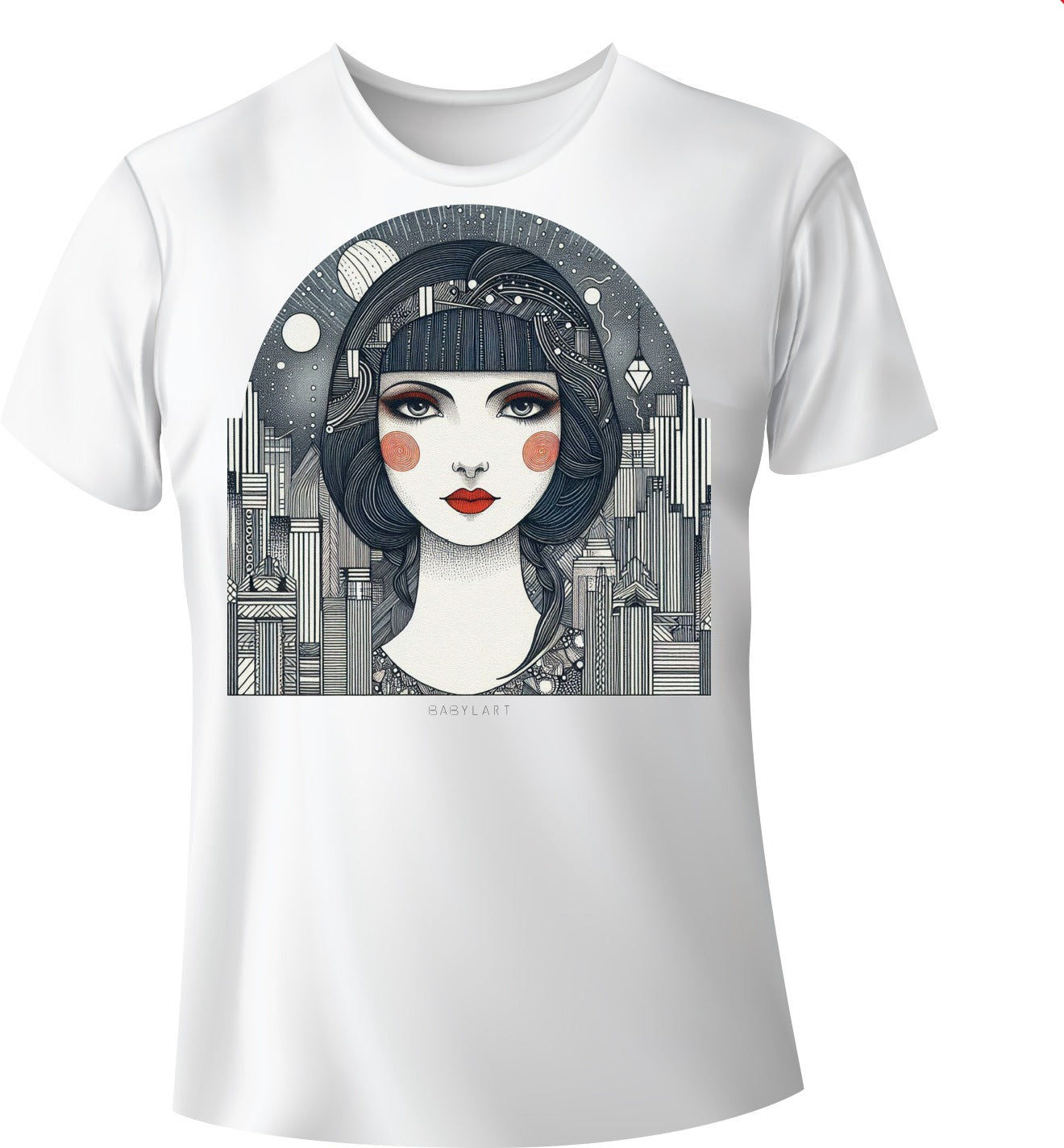 Urban muse T-shirt girocollo bianca manica corta