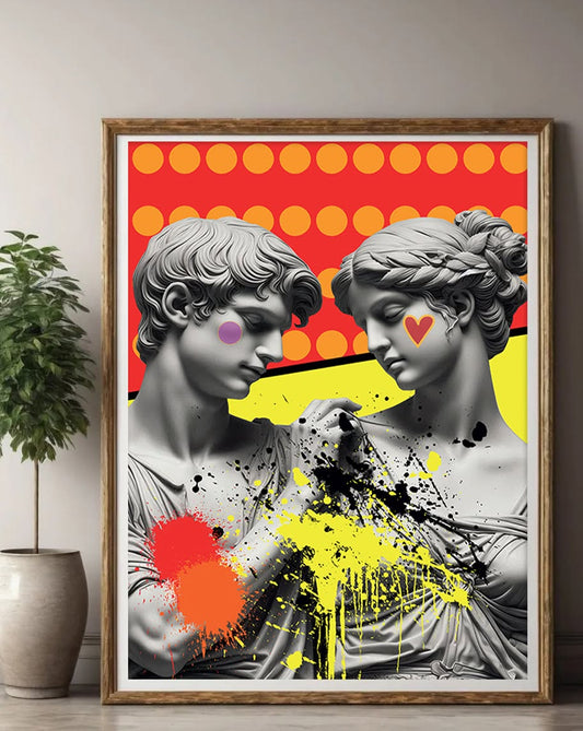 pop sculptures poster d'autore CodG86