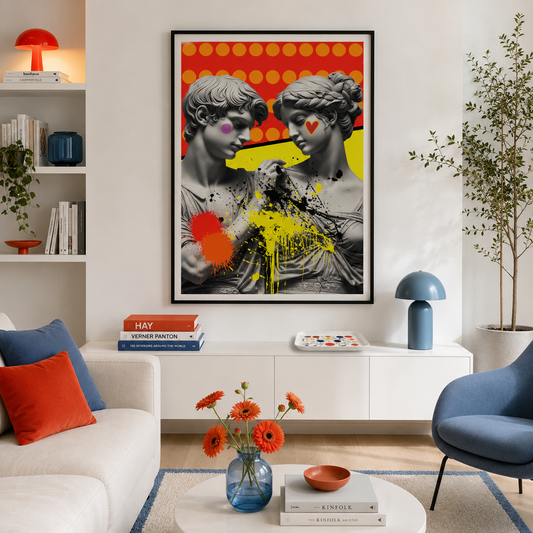 pop sculptures poster d'autore CodG86