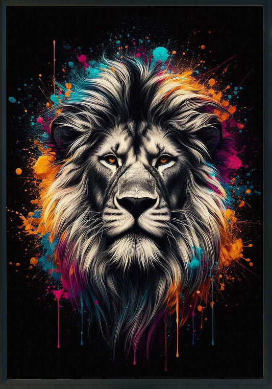 Art lion Quadro e poster d'autore CodD182
