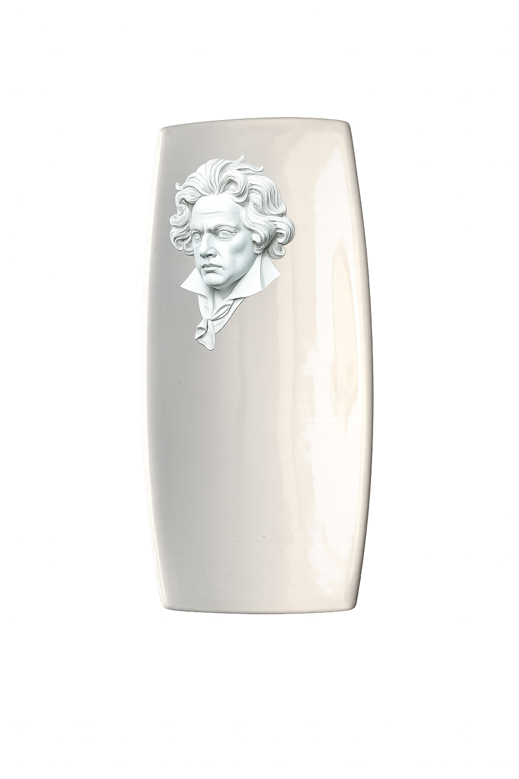 Piatto Sushi in Ceramica Artigianale Made in Italy con grafica Beethoven Cod1