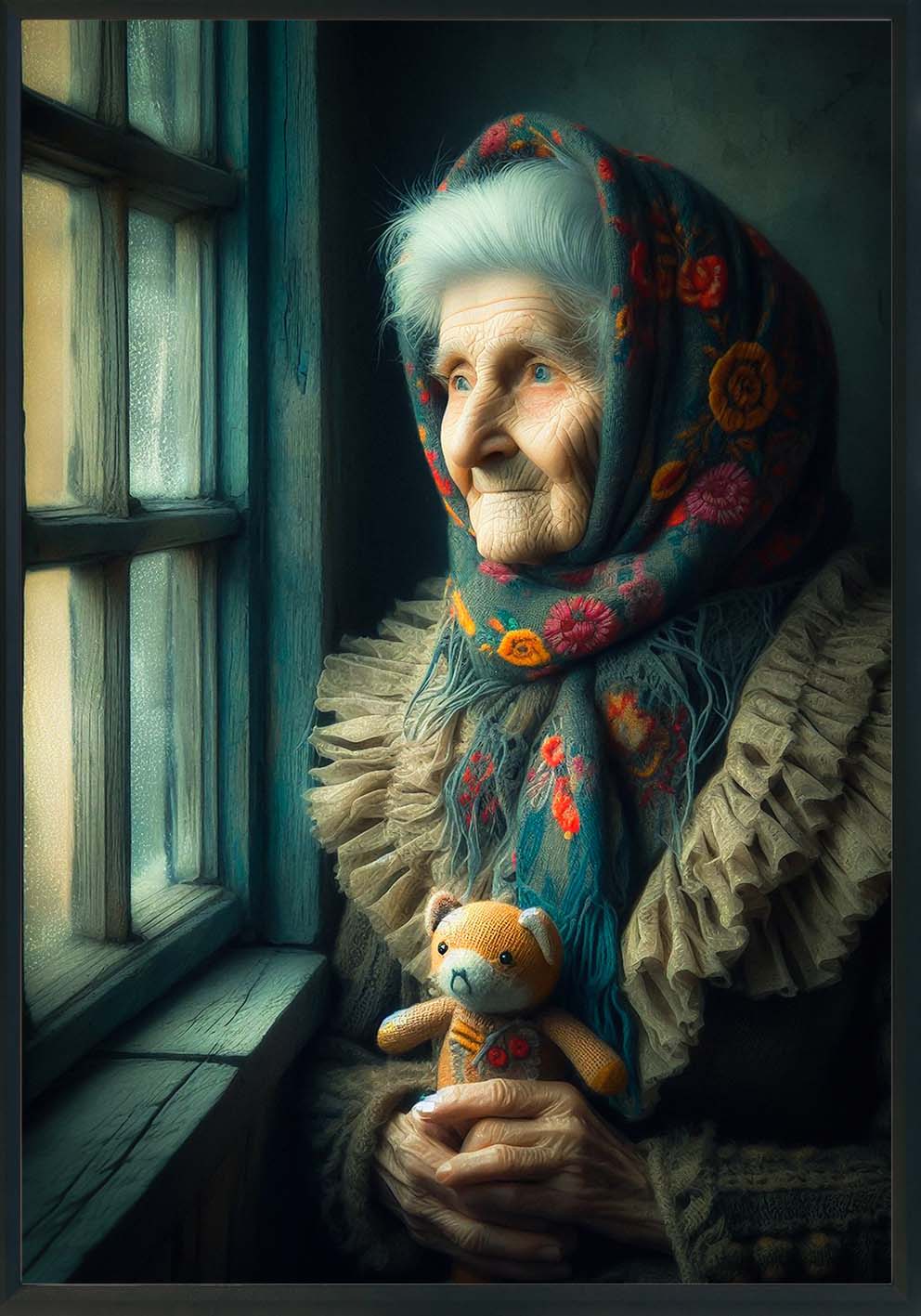 Sguardo nel tempo Quadro e poster d'autore CodD177