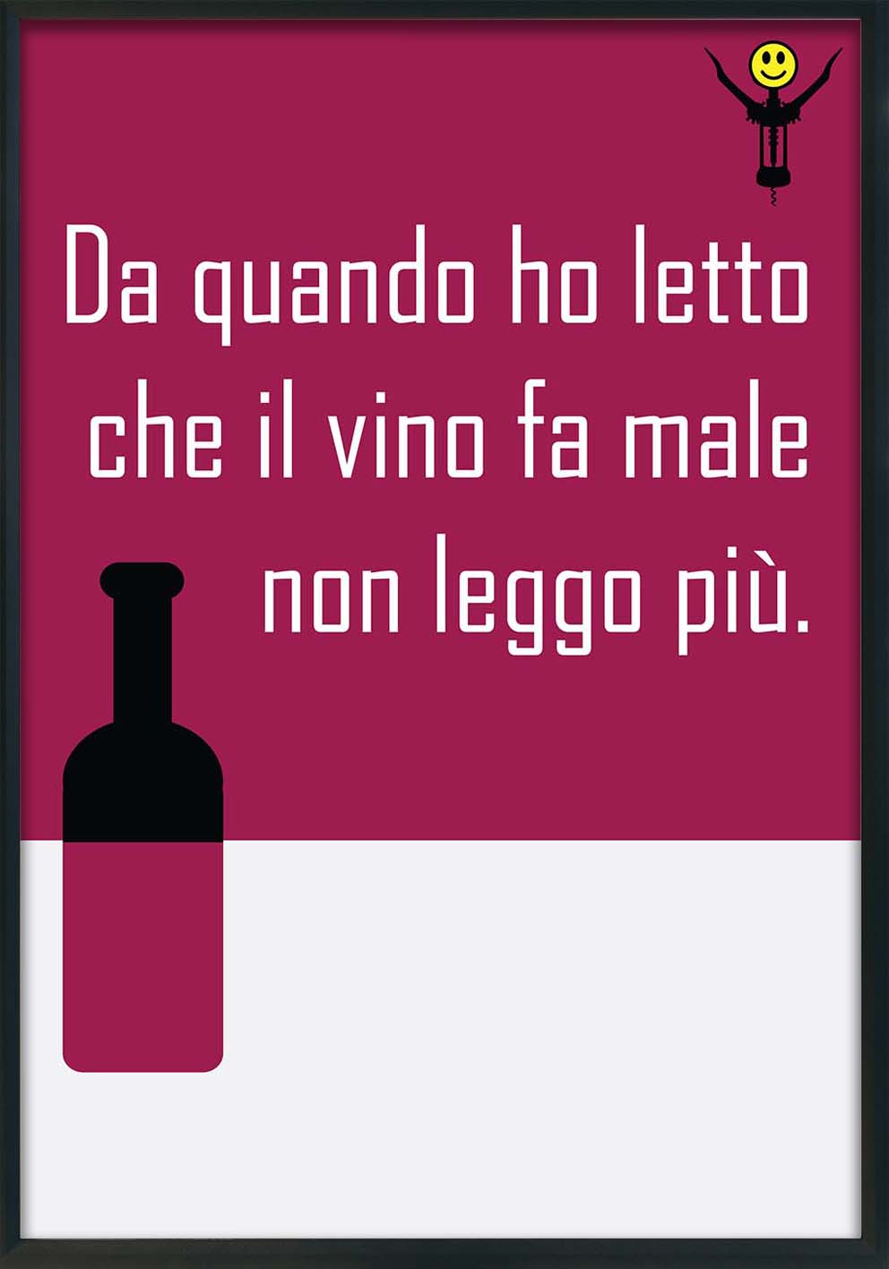 Wine love poster d'autore CodG24