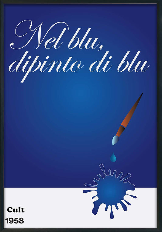 Nel blu poster d'autore CodG26