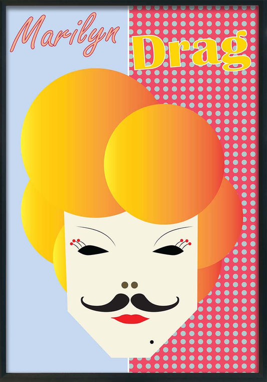 Marilyn Drag poster d'autore CodG42